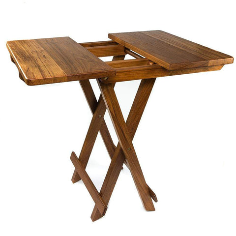 Whitecap Teak Solid Top Fold Away Table #60031