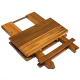 Whitecap Teak Solid Top Fold Away Table #60031