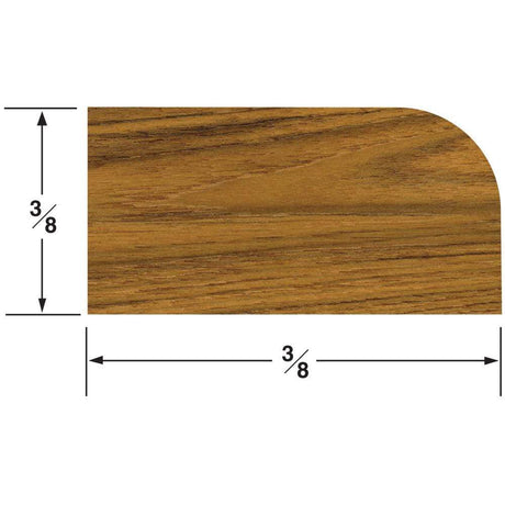 Whitecap Qualifies for Free Shipping Whitecap Teak Stop Molding Small 5' #60854
