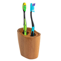 Whitecap Qualifies for Free Shipping Whitecap Teak Toothbrush Holder Oval Oiled #63112