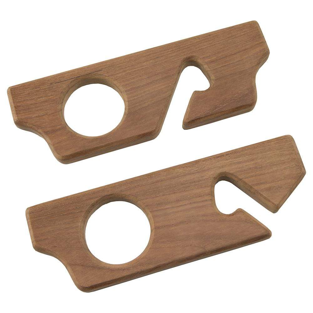 Whitecap Qualifies for Free Shipping Whitecap Teak Two-Rod Storage Rack Pair #60610