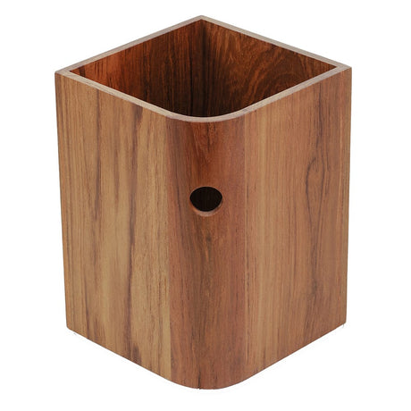 Whitecap Qualifies for Free Shipping Whitecap Teak Waste Basket Eka Collection #63206