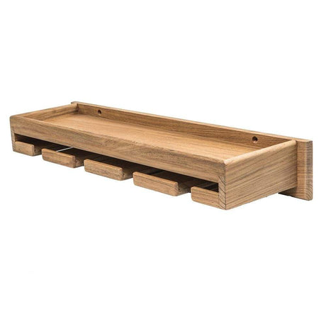 Whitecap Qualifies for Free Shipping Whitecap Teak Wineglass Rack with Shelf #62426