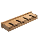 Whitecap Teak Wineglass Rack with Shelf #62426