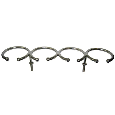 Whitecap Qualifies for Free Shipping Whitecap Top Mount 4-Ring Stainless Cup Holder Stud Mount #S-3515