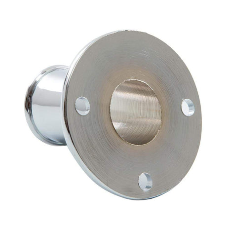 Whitecap Top Mounted Flag Pole Socket CP Brass 3/4" ID #S-5001