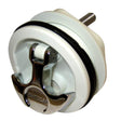 Whitecap Qualifies for Free Shipping Whitecap White Body T-Handle Chrome Handle Non-Locking #S-230WC