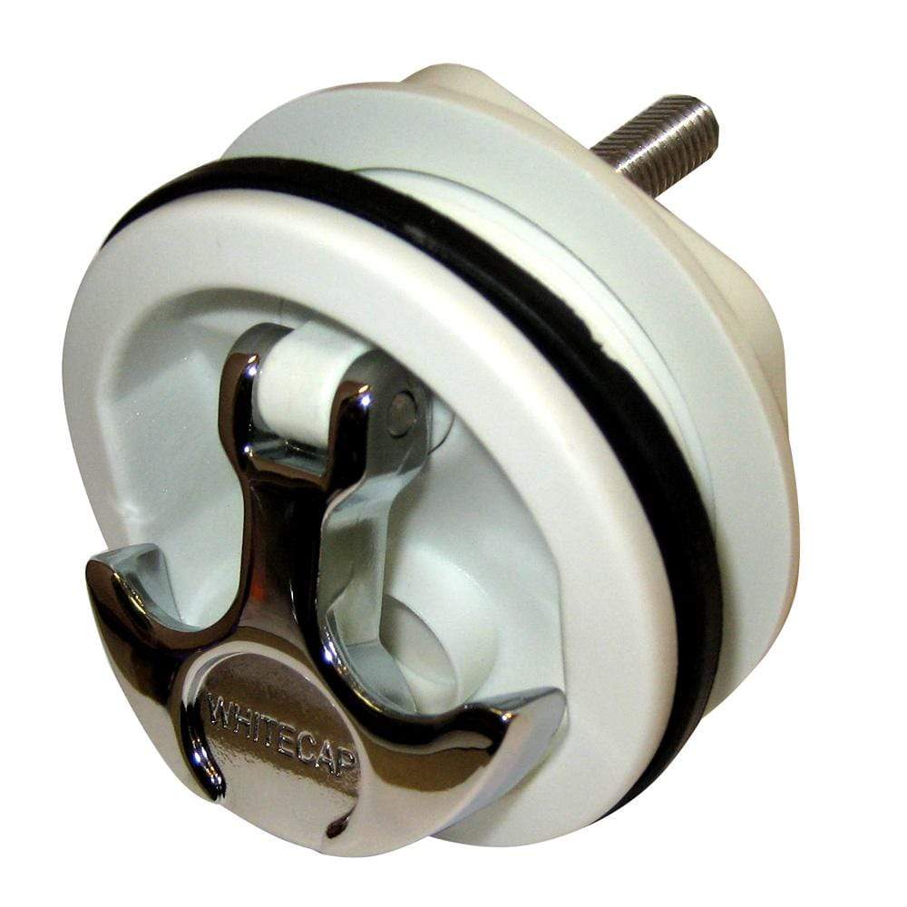 Whitecap Qualifies for Free Shipping Whitecap White Body T-Handle Chrome Handle Non-Locking #S-230WC