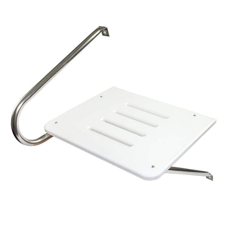 Whitecap White Poly Swim Platform for Outboard Motors #67900