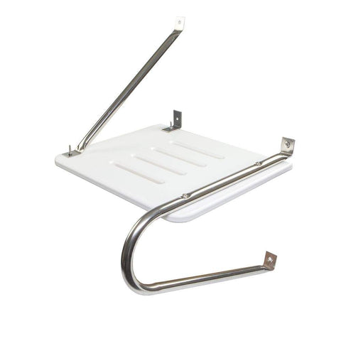 Whitecap White Poly Swim Platform for Outboard Motors #67900