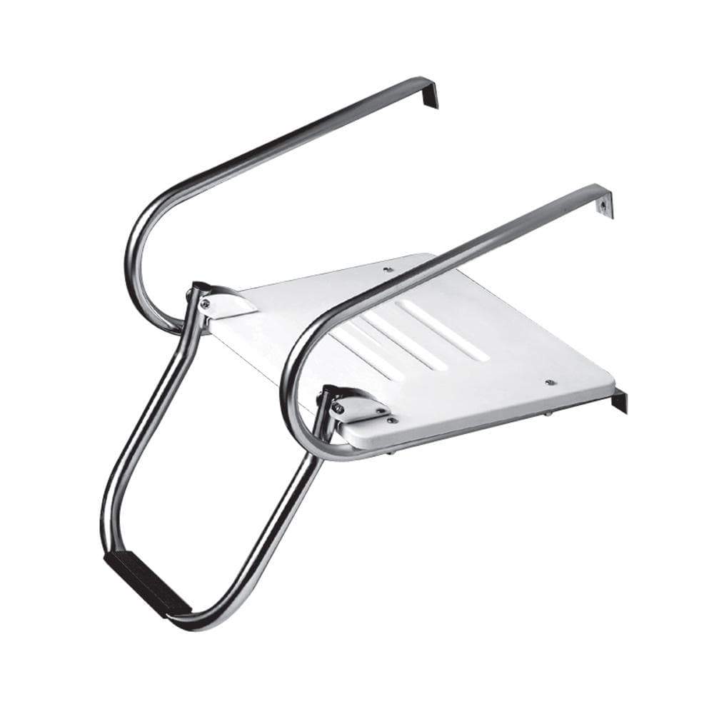 Whitecap Qualifies for Free Ground Shipping Whitecap White Poly Swim Platform with Ladder for I/0 #67903