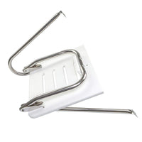 Whitecap White Poly Swim Platform with Ladder for Outboard #67902