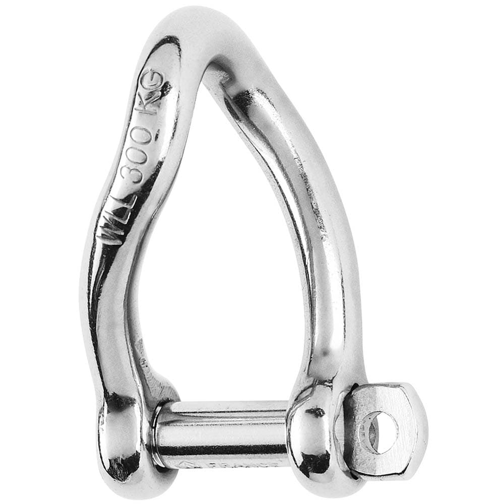 Wichard Marine Qualifies for Free Shipping Wichard 1/4" Self-Locking Twisted Shackle #01223