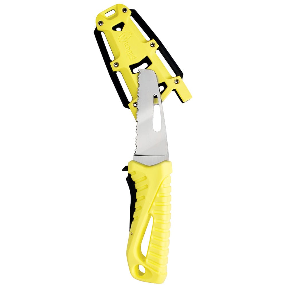 Wichard Marine Qualifies for Free Shipping Wichard Offshore Rescue Knife Fixed Blade Fluorescent #10192