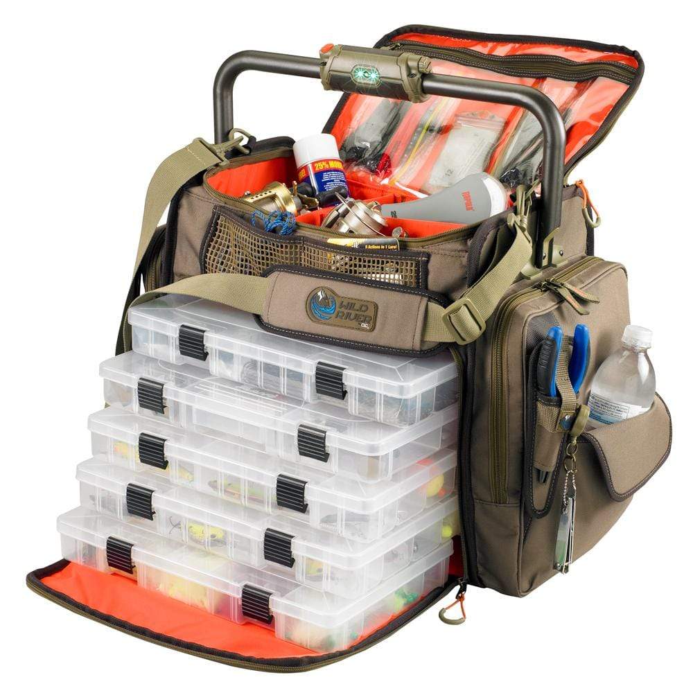 Wild River Qualifies for Free Shipping Wild River Frontier Tackle Bag with Lighted Handle #WT3702