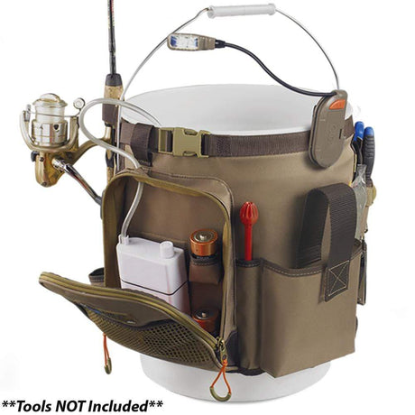 Wild River Qualifies for Free Shipping Wild River Rigger 5 Gallon Bucket Organizer with Light #WL3506