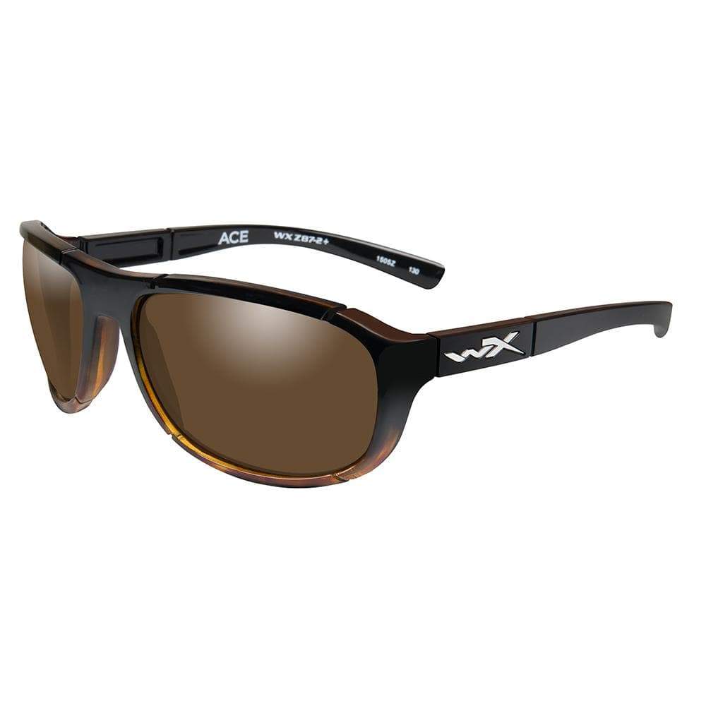 Wiley X Qualifies for Free Shipping Wiley X Ace Polarized Bronze Lenses Gloss Tortoise Frames #ACACE04