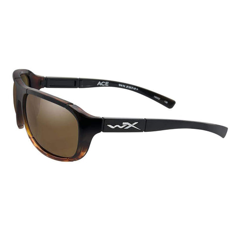 Wiley X Ace Polarized Bronze Lenses Gloss Tortoise Frames #ACACE04