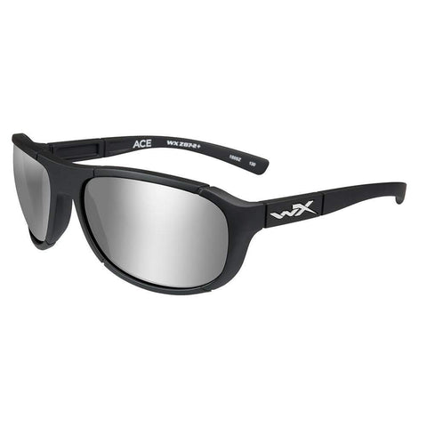 Wiley X Qualifies for Free Shipping Wiley X Ace Polarized Silver Flash Lenses Matte Black Frame #ACACE06