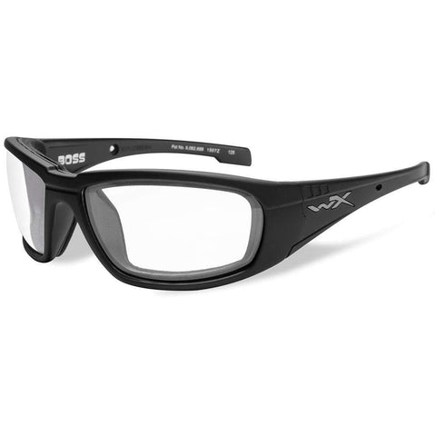 Wiley X Qualifies for Free Shipping Wiley X Boss Clear Lens Matte Black Frame #CCBOS03