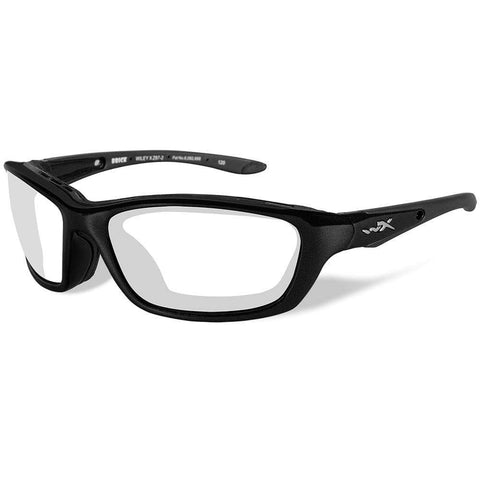 Wiley X Qualifies for Free Shipping Wiley X Brick Clear Lens Gloss Black Frame #853
