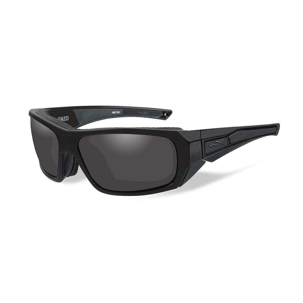 Wiley X Qualifies for Free Shipping Wiley X Enzo Smoke Grey Lens Matte Black Frame Black Ops #CCENZ01