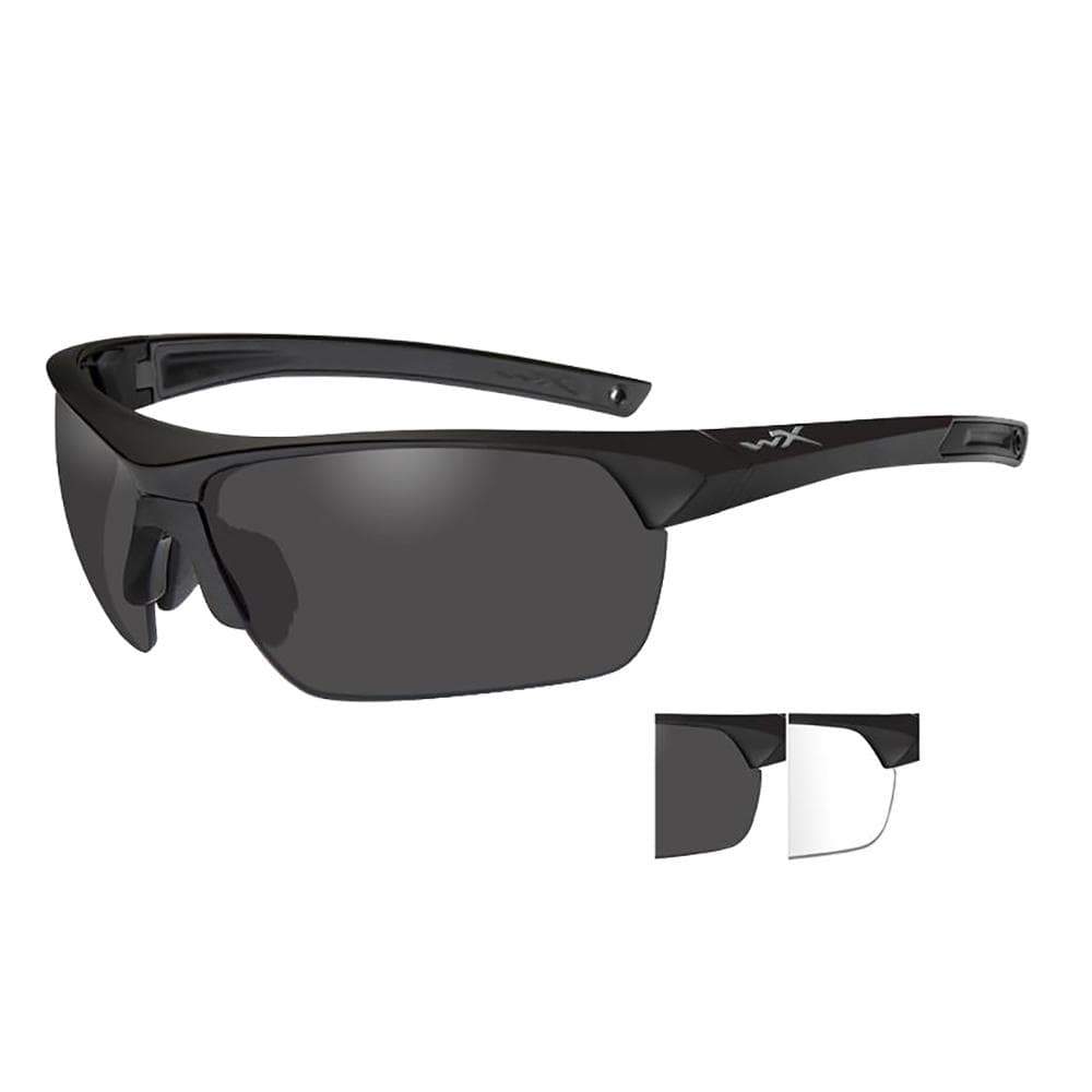 Wiley X Qualifies for Free Shipping Wiley X Guard Matte Black Frame Smoke Grey/Clear Lenses #4004