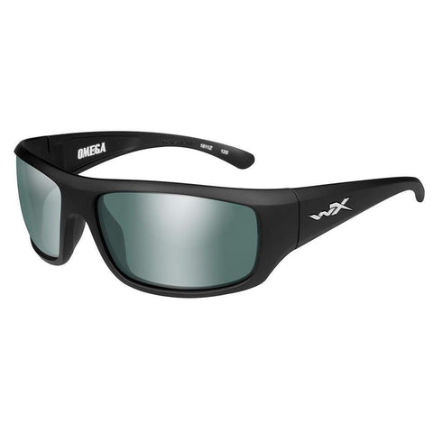 Wiley X Qualifies for Free Shipping Wiley X Omega Polarized Green Plat Flash Matte Black Frame #ACOME06