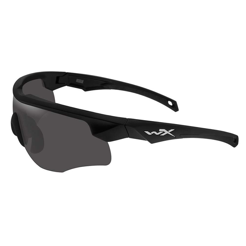 Wiley X Rogue Grey/Clear/Rust Lens Matte Black Frame #2802