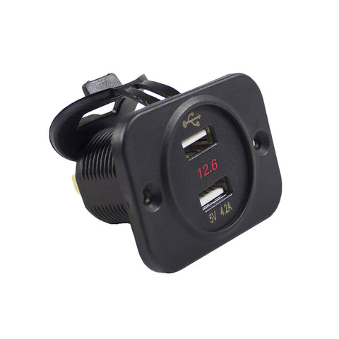 Wirthco Qualifies for Free Shipping Wirthco Dual USB Port with Voltmeter #20602