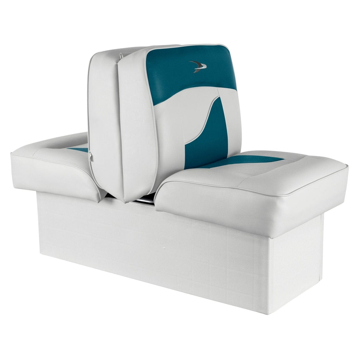 Wise Oversized - Not Qualified for Free Shipping Wise Back-to-Back Lounge Seat White/Teal #8WD1033-0033