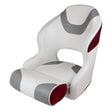 Wise Not Qualified for Free Shipping Wise Baja White/Grey/Red Bucket Seat with Bolster #3315-1774