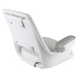 Wise Qualifies for Free Shipping Wise Captains Chair White with Cushion & Plate #8WD1007-3-710