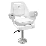 Wise Not Qualified for Free Shipping Wise Chair-Pilot with15" Pedestal White #8WD007-710