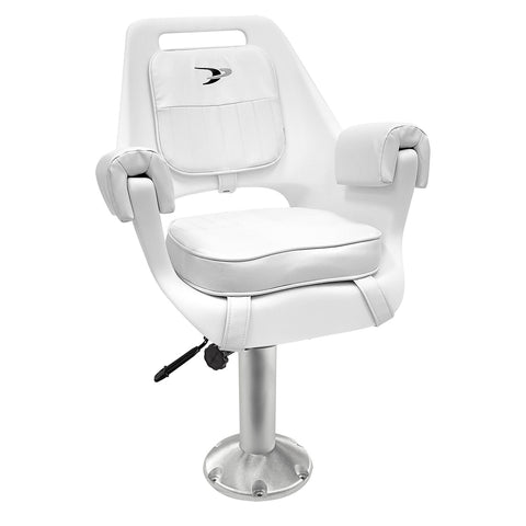 Wise Not Qualified for Free Shipping Wise Chair-Pilot with15" Pedestal White #8WD007-710