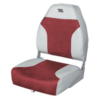 Wise Not Qualified for Free Shipping Wise Deluxe Hi-Back Fishing Seat Grey/Red #8WD588PLS-661