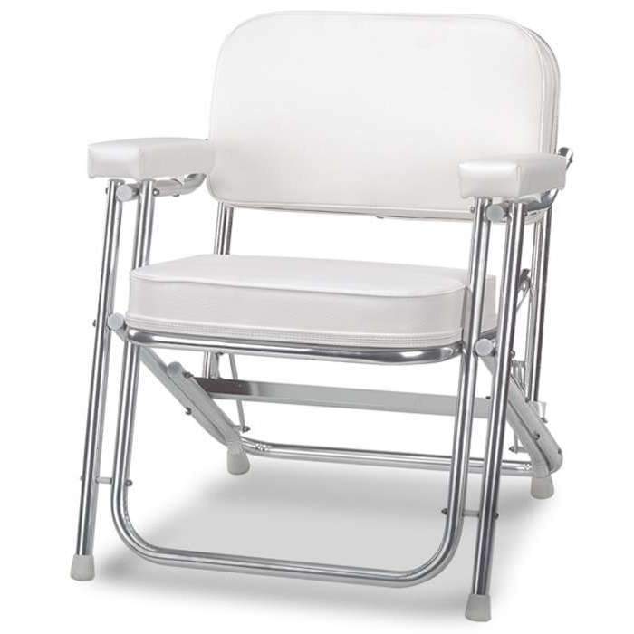 Wise Oversized - Not Qualified for Free Shipping Wise Folding Deck Chair White #WD120AB-710