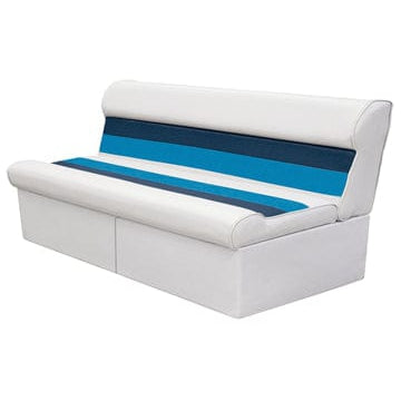 Wise Not Qualified for Free Shipping Wise Pontoon 55" Lounge Seat White-Navy Blue #8WD106-1008