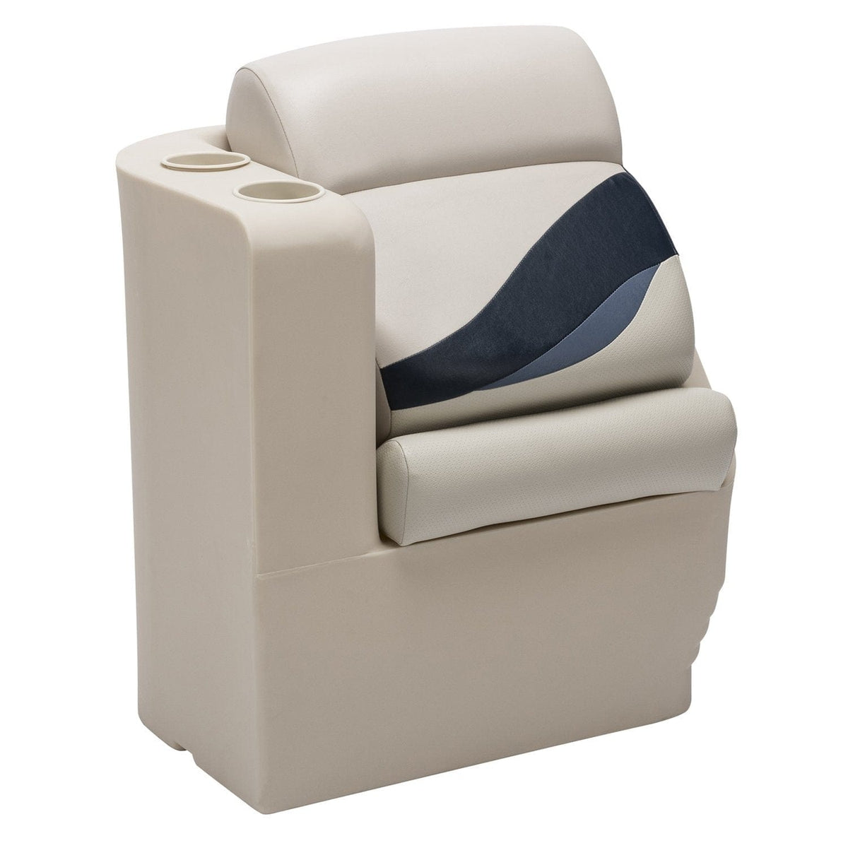 Wise Not Qualified for Free Shipping Wise Pontoon Lean Back Recliner LH Platinum/Spectra Navy/Cobalt #BM13006L-986