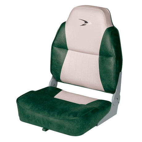 Wise Not Qualified for Free Shipping Wise Premium Hi-Back Fishing Seat Green/Sand #8WD640PLS-671