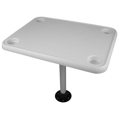 Wise Qualifies for Free Shipping Wise Rectangle Pontoon Boat Table #8WD944