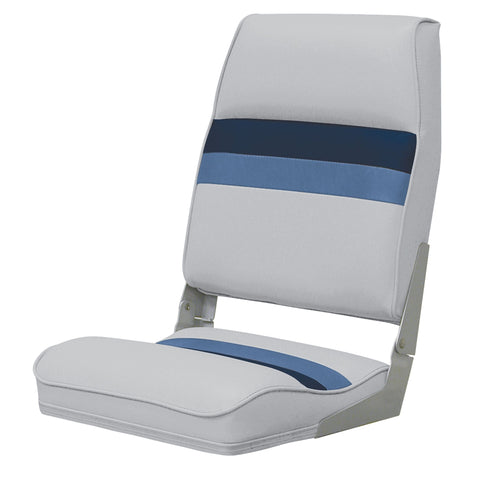 Wise Qualifies for Free Shipping Wise Seat Hi-Back Grey/Navy/Blue #8WD434LS-1011