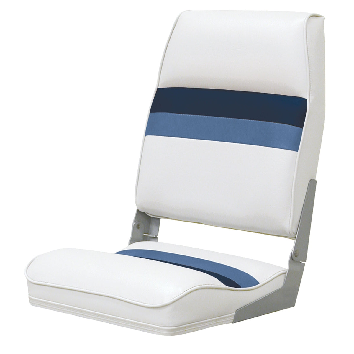 Wise Qualifies for Free Shipping Wise Seat Hi-Back White/Navy/Blue #8WD434LS-1008