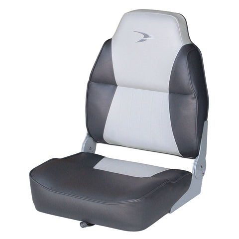 Wise Not Qualified for Free Shipping Wise Seat High-Back Deluxe Grey/Charcoal #WD640PLS-664