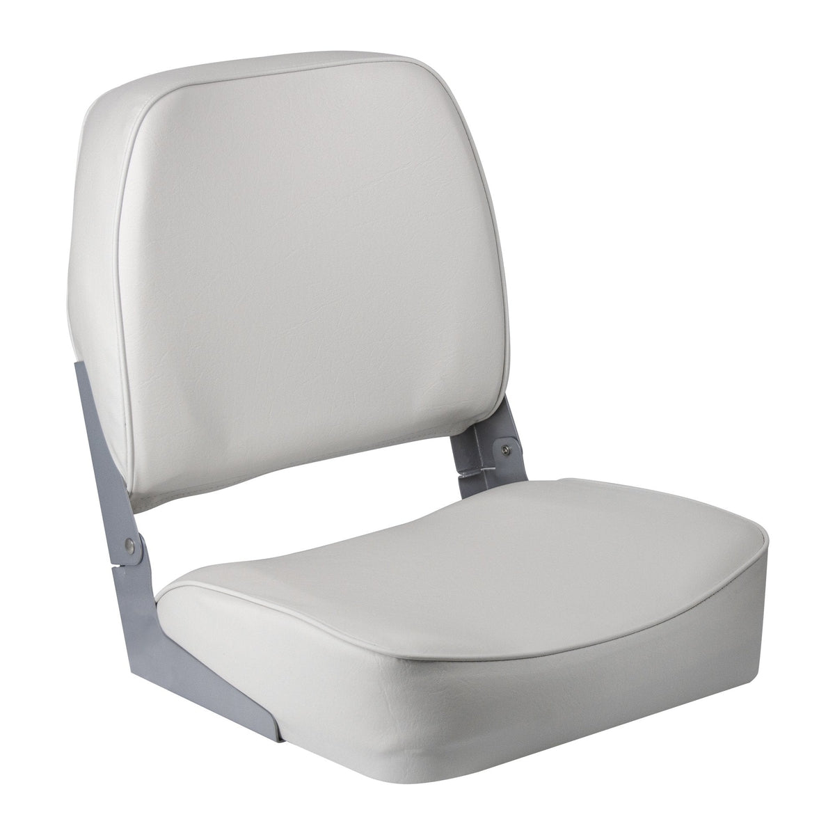 Wise Qualifies for Free Shipping Wise Seat Low Back Fold Down White #3313-710