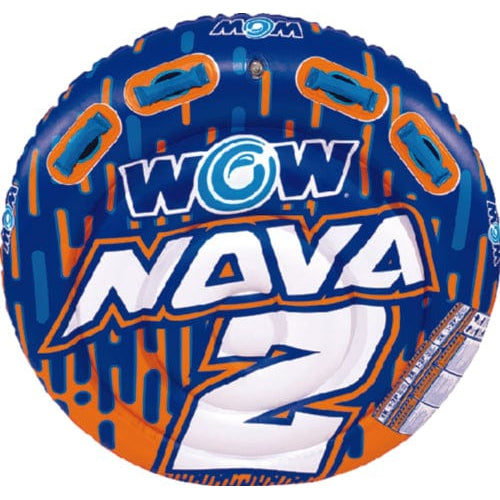 WOW World of Watersports Qualifies for Free Shipping WOW Nova 2-Person Deck Tube Towable #22-WTO-3984