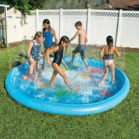 WOW World of Watersports Qualifies for Free Shipping WOW Under the Sea Inflatable Splash Pad Wading Pool with Sprinkler 10' #21-2380