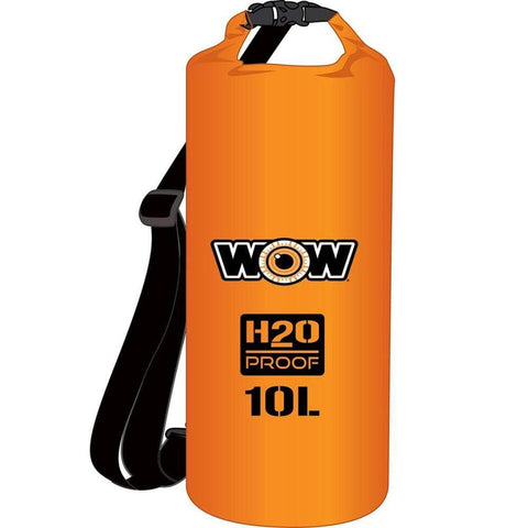 WOW Watersports H20 Proof Dry Bag 10 Liter Orange #18-5070O