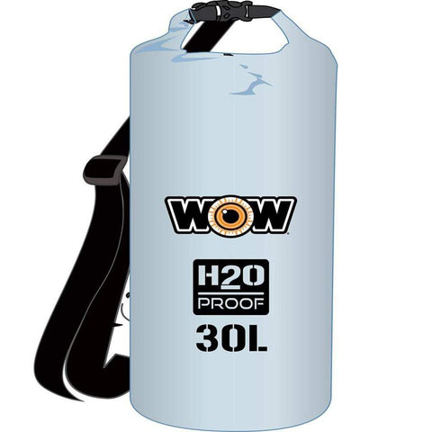 WOW Watersports H20 Proof Dry Bag 30 Liter Clear #18-5090C
