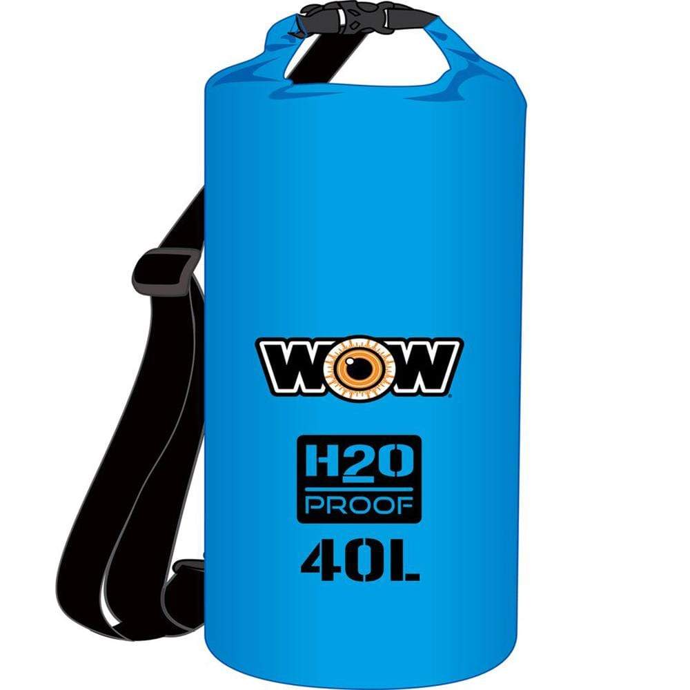 WOW Watersports H20 Proof Dry Bag 40 Liter Blue #18-5100B